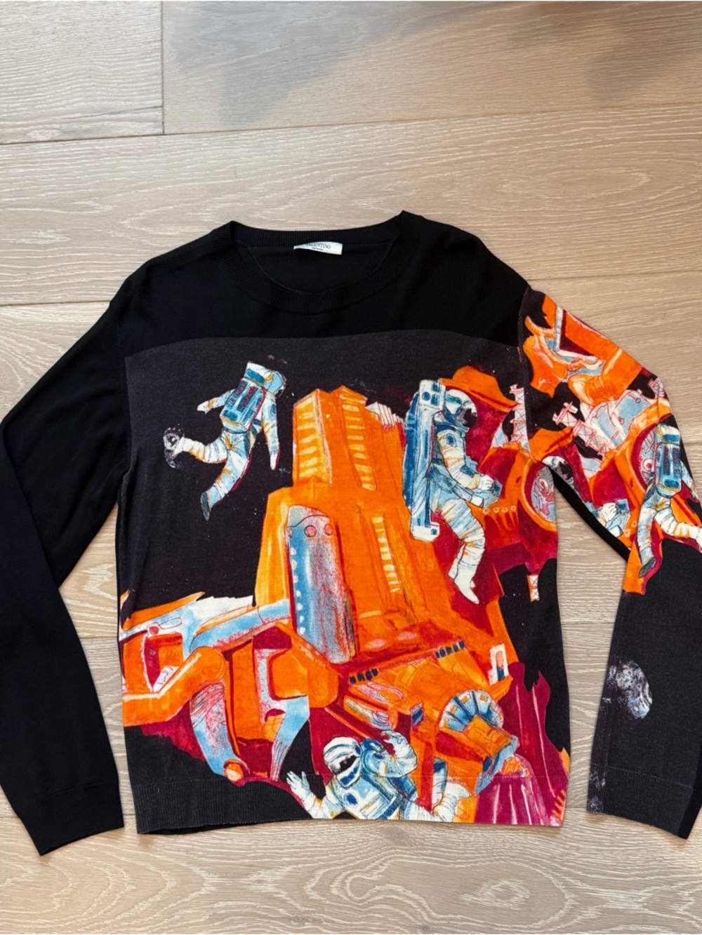 100% Authentic Valentino ‘Spaceland’ Crewneck Jumper